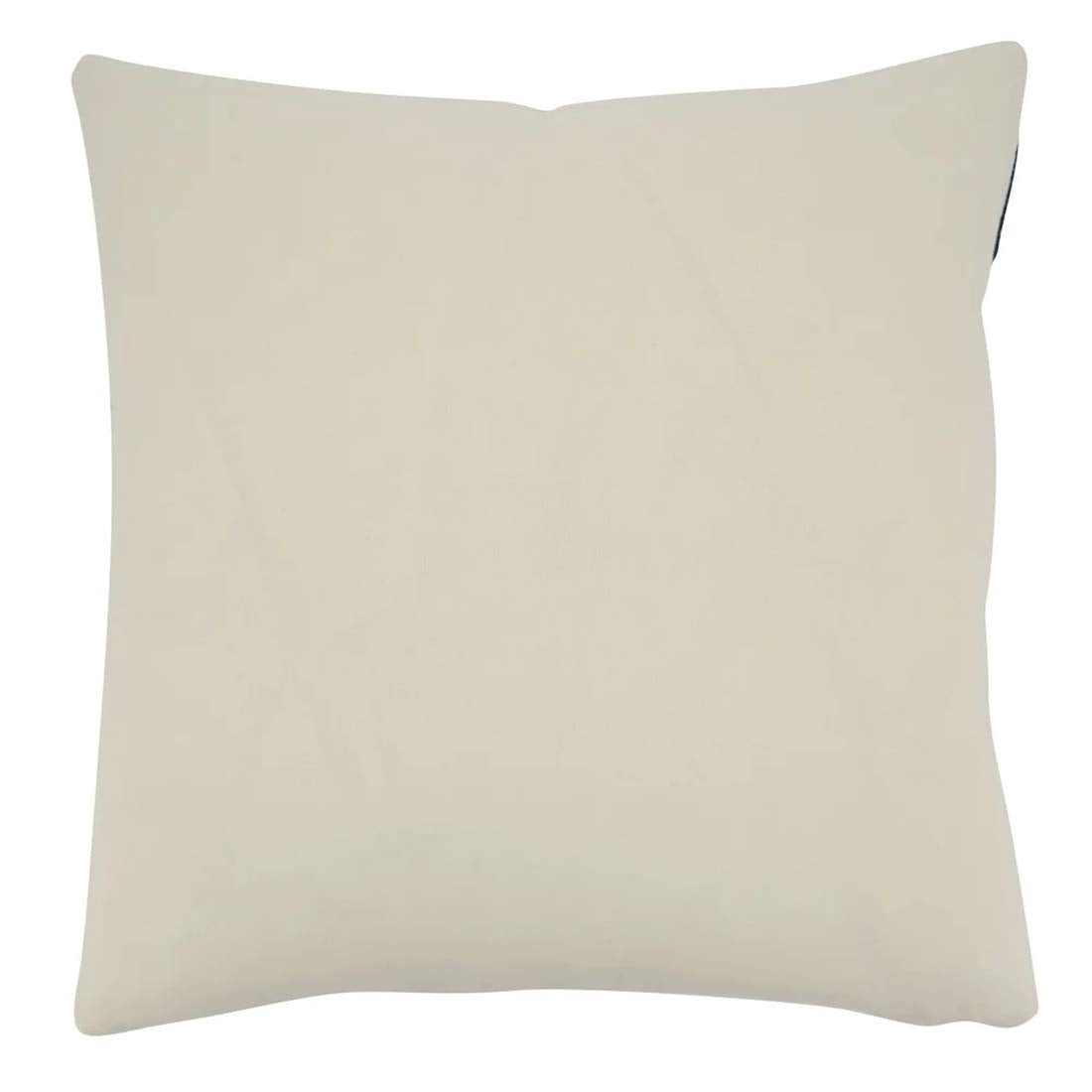 Fennco Styles Nautical Design Decorative Throw Pillow - Navy Blue Cotton Coastal Pillow for Home, Couch, Living Room, Bedroom, Beach House Décor