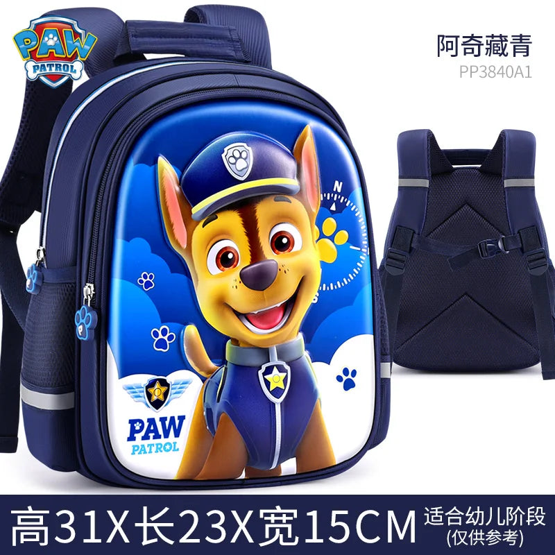 Genuine Rescue Pups Chase & Skye Travel Bag - 26cm Kids Backpack, Fashion Preschool Satchel Knapsack, Children Gift for 1-5T