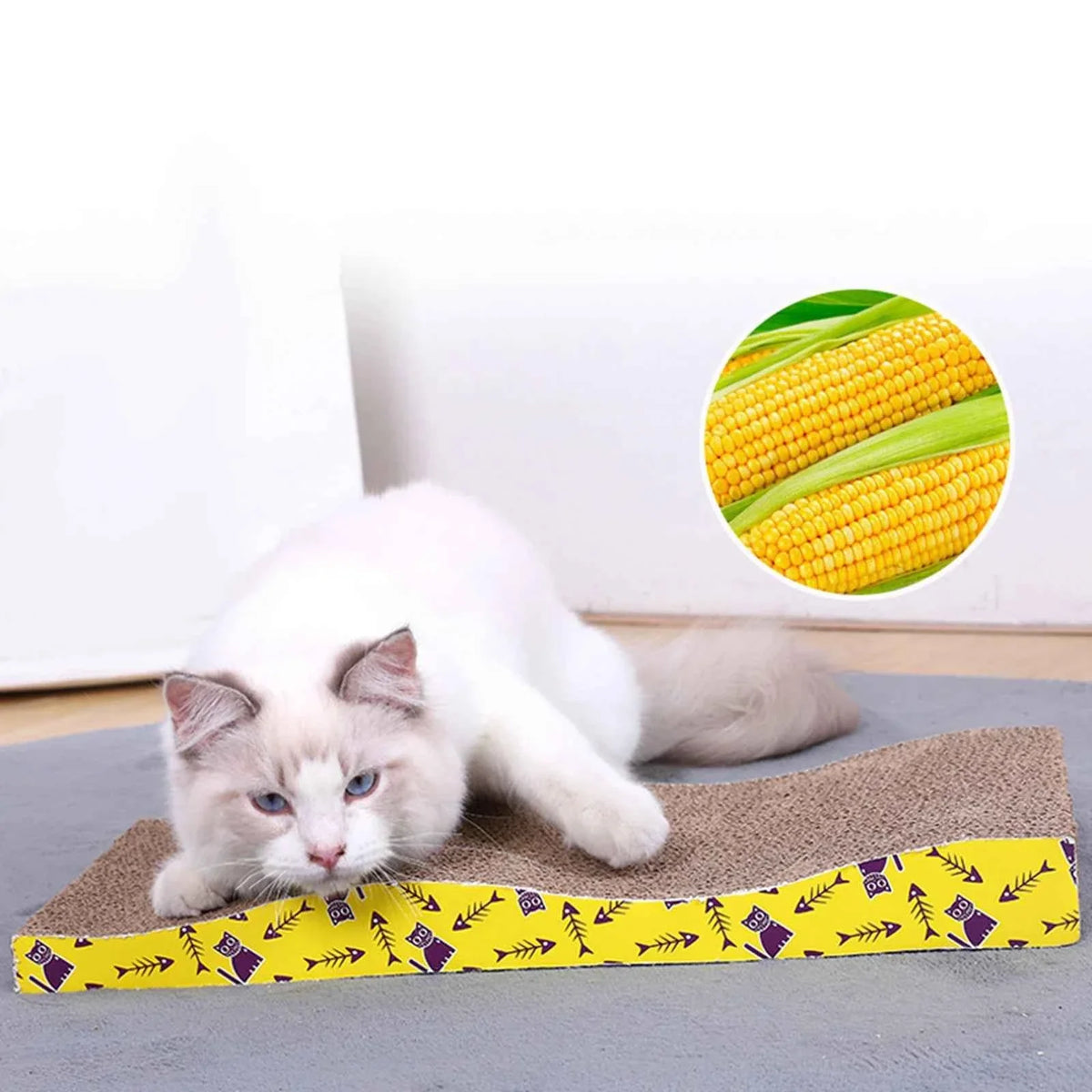 Cat Scratching Board Bed – Cardboard Scratch Pad