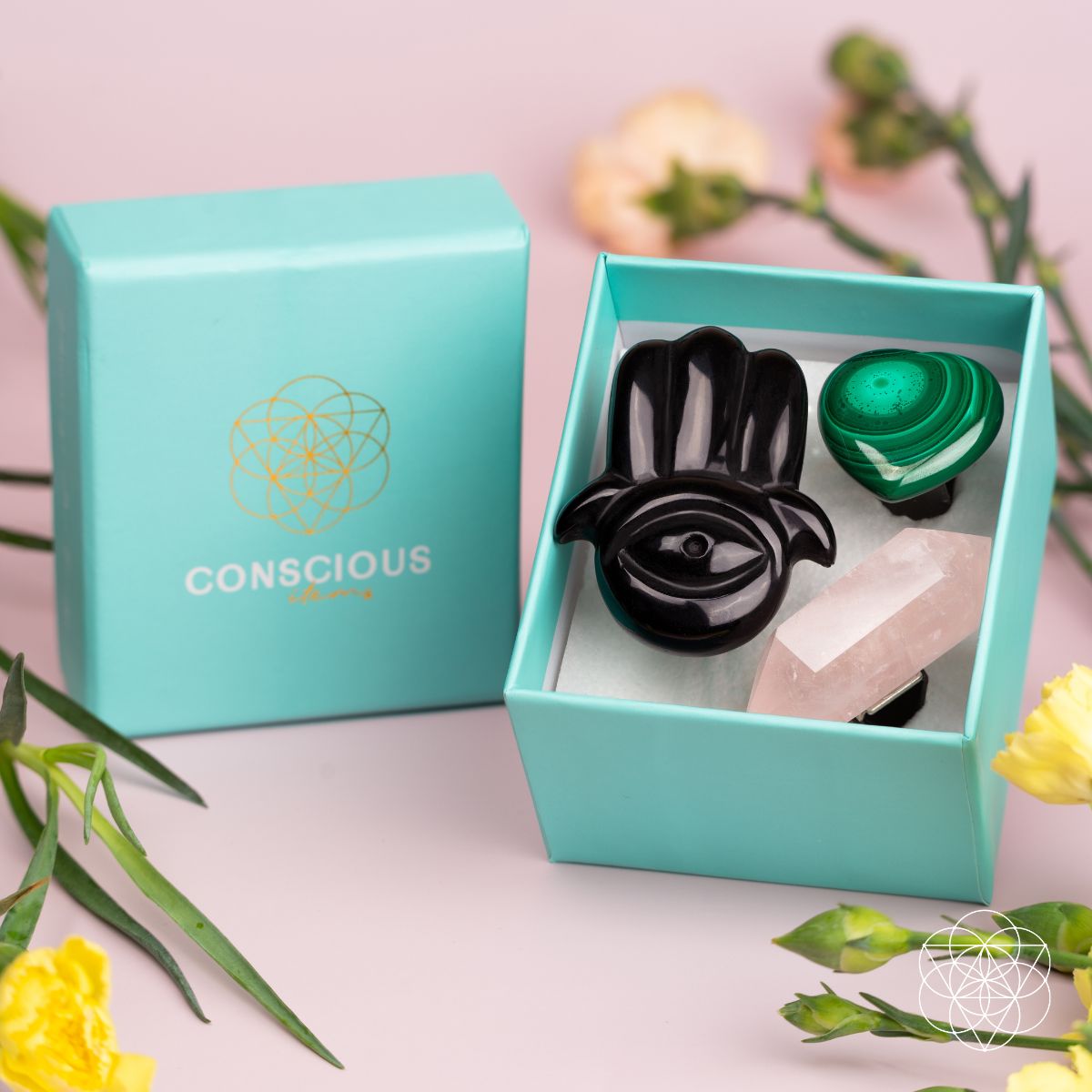 Safe Travels - Aromatherapy Crystal Car Kit