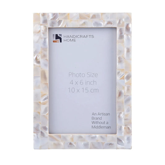 Mother of Pearl Inlay Picture Frame White 4x6 5x7 8x10