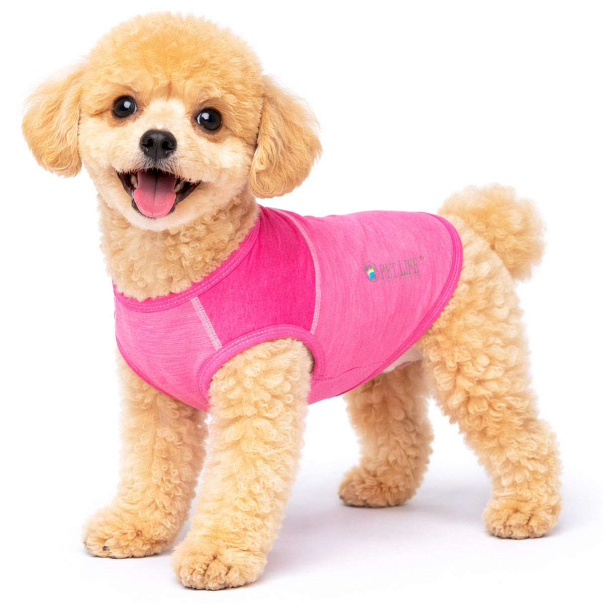 Pet Life ® Active 'Aero-Pawlse' Quick-Dry and 4-Way-Stretch Yoga Fitness Dog T-Shirt Tank Top
